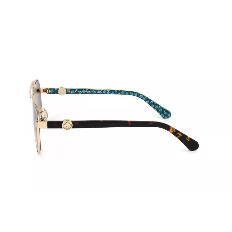 Okulary przeciwsłoneczne Kate Spade Raglan dla kobiet - kwadratowa oprawka acetatowa - ochrona UV400 - 56/17/140 mm
