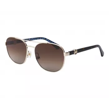 Okulary przeciwsłoneczne Kate Spade Raglan dla kobiet - kwadratowa oprawka acetatowa - ochrona UV400 - 56/17/140 mm