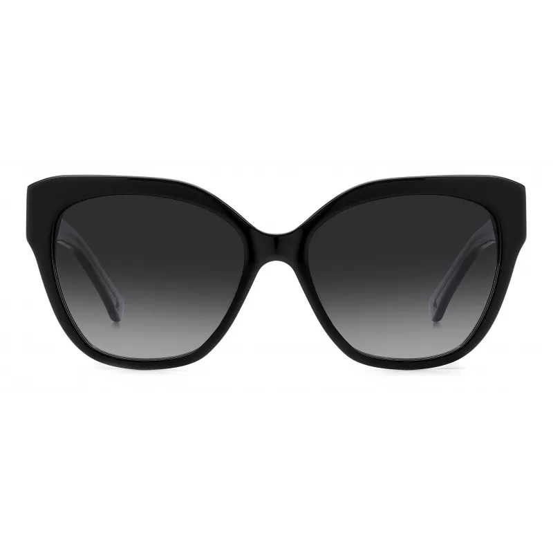 Okulary przeciwsłoneczne Kate Spade Savannah GS807F dla kobiet - oprawka z acetatu w kolorze Dark Havana z brązowymi soczewkami gradientowymi 57/17/140 mm