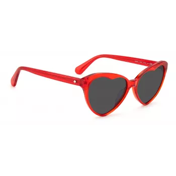 Kate Spade Velma Damskie Okulary Przeciwsłoneczne VELMASC9AF7IR Czarna Oprawka Soczewki Szary Gradient 57/17/140 mm