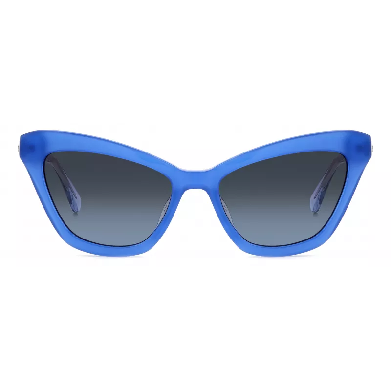 KATE SPADE Damskie okulary przeciwsłoneczne Amelie Square - czarna oprawka, szare gradientowe szkła 54mm