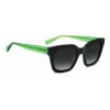 Okulary przeciwsłoneczne Kate Spade CAMRYNS7ZJF09 damskie, kwadratowe, acetatowe, z soczewkami w kolorze szarym gradientowym