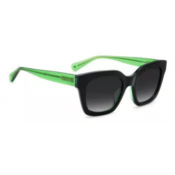 Okulary przeciwsłoneczne Kate Spade CAMRYNS7ZJF09 damskie, kwadratowe, acetatowe, z soczewkami w kolorze szarym gradientowym