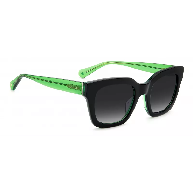 Okulary przeciwsłoneczne Kate Spade CAMRYNS7ZJF09 damskie, kwadratowe, acetatowe, z soczewkami w kolorze szarym gradientowym