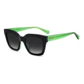 Okulary przeciwsłoneczne Kate Spade CAMRYNS7ZJF09 damskie, kwadratowe, acetatowe, z soczewkami w kolorze szarym gradientowym