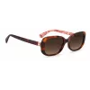 KATE SPADE Damskie okulary przeciwsłoneczne Dionna Cat Eye - Czarna oprawka acetatowa z szarymi soczewkami gradientowymi - 52/17/140 mm