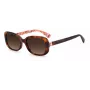 KATE SPADE Damskie okulary przeciwsłoneczne Dionna Cat Eye - Czarna oprawka acetatowa z szarymi soczewkami gradientowymi - 52/17/140 mm