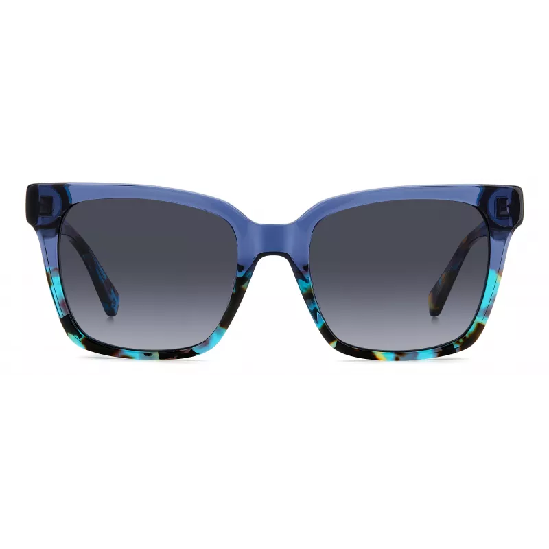 KATE SPADE Damskie okulary przeciwsłoneczne HarlowG/S w kształcie kwadratu - różowo-brązowy gradient - 55/17/140 mm