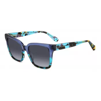 KATE SPADE Damskie okulary przeciwsłoneczne HarlowG/S w kształcie kwadratu - różowo-brązowy gradient - 55/17/140 mm