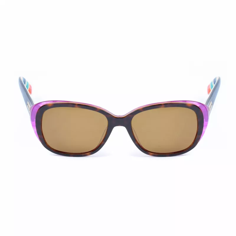 KATE SPADE Okulary przeciwsłoneczne damskie Hilde-P-S - Dark Havana - Soczewki polaryzacyjne brązowy gradient - 54mm