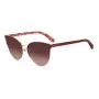 KATE SPADE Damskie okulary przeciwsłoneczne Izara Cat Eye - czarna oprawka acetatowa z szarymi soczewkami gradientowymi - 57/17/140 mm