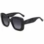 KATE SPADE Okulary przeciwsłoneczne damskie Josey - czarna oprawka acetatowa, szare soczewki gradientowe, 50mm