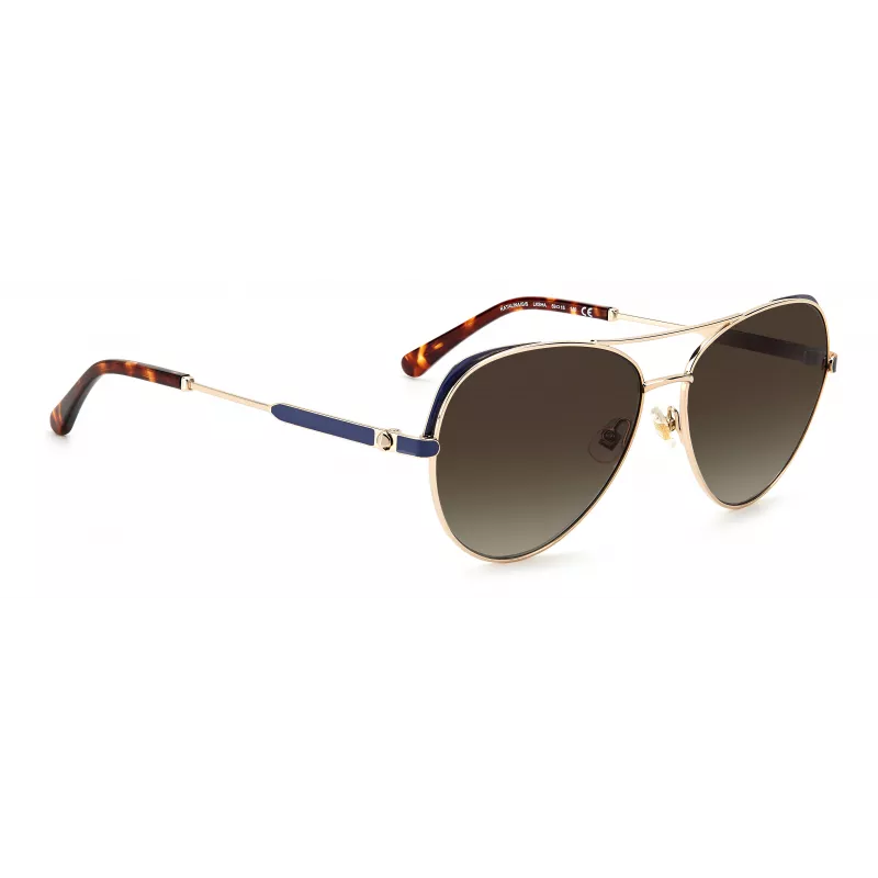 KATE SPADE KATALINAGSLKS Okulary przeciwsłoneczne damskie Butterfly Dark Havana Grey Gradient 59mm