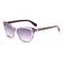 KATE SPADE Damskie okulary przeciwsłoneczne Lucca Square Havana Acetate Brązowe soczewki gradientowe 55mm