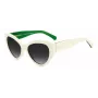 KATE SPADE Okulary przeciwsłoneczne damskie Paisleigh SVK6 prostokątne - czarna oprawka, szare soczewki gradientowe 55/17/140 mm