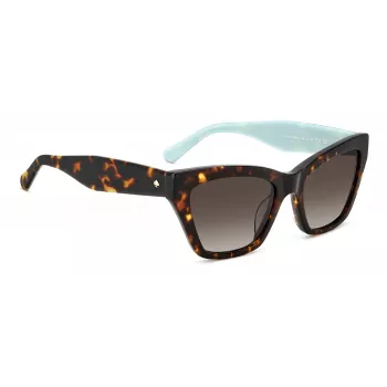 Okulary przeciwsłoneczne Kate Spade damskie FAYGS086F4HA Havana Acetate Brown Gradient 54mm