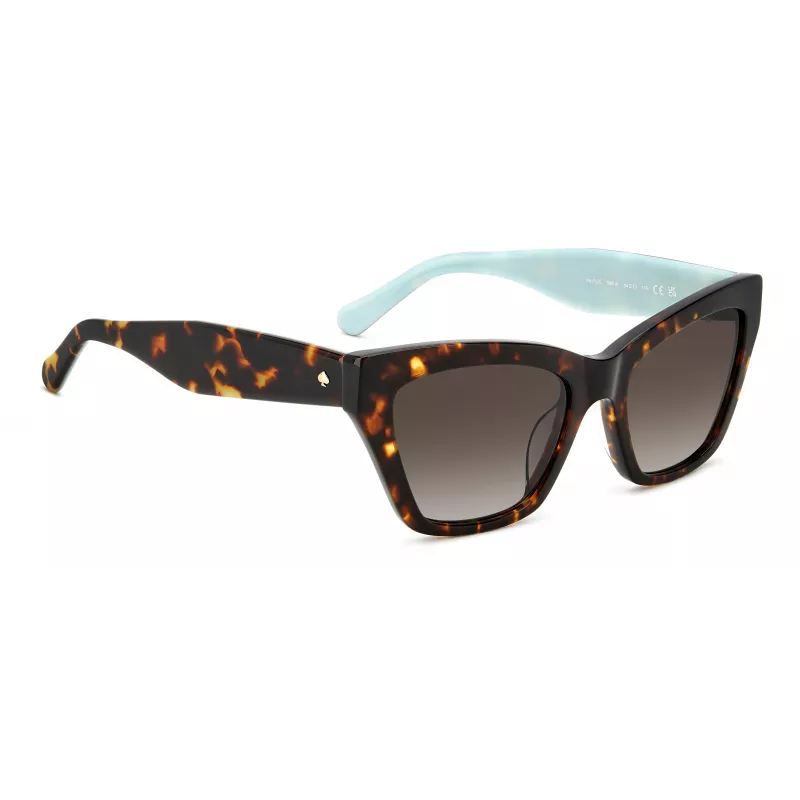 Okulary przeciwsłoneczne Kate Spade damskie FAYGS086F4HA Havana Acetate Brown Gradient 54mm
