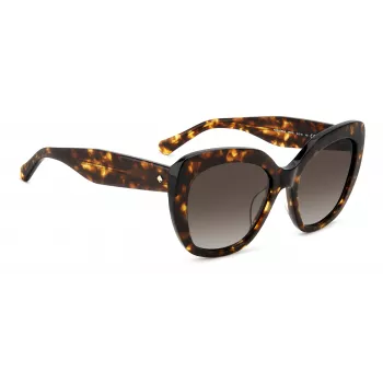 Okulary przeciwsłoneczne KATE SPADE Winslet GS086F dla kobiet - oprawka acetatowa, ochrona UV400, soczewki 55 mm