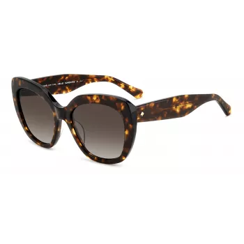 Okulary przeciwsłoneczne KATE SPADE Winslet GS086F dla kobiet - oprawka acetatowa, ochrona UV400, soczewki 55 mm