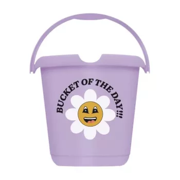 KEEEPER Wiadro 10L Ilvie Happy Flower Ø30x28cm Fioletowe