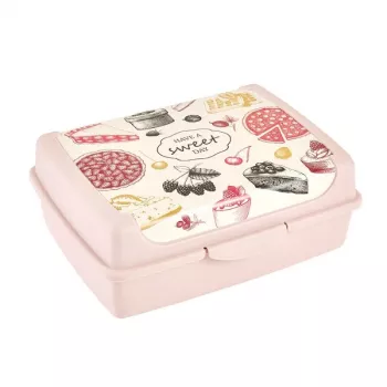 keeeper click-box midi 1L Carla Sweet Day pojemnik na żywność, różowy