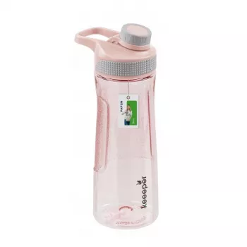 Butelka na wodę keeeper Daria 730 ml Różowa Bez BPA Bio-Circular Plastic z Wieczkiem Flip-Top