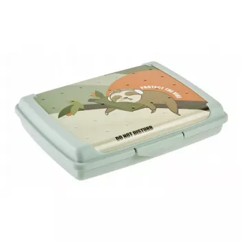 keeeper pojemnik na żywność Deco-Click-Box Mini 0,5 l Carla 'Lazy Lui' 17x13x3,5 cm zielony