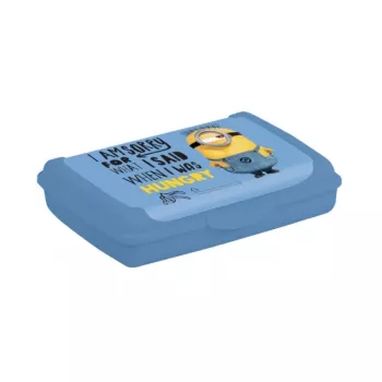 keeeper Pojemnik na żywność Deco-Click-Box Mini 0.5L Carla Minions Głodne Jasnoniebieski