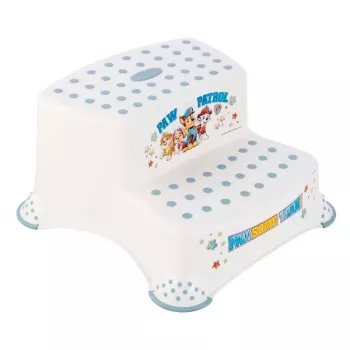 keeeper kids dwustopniowy podest 'Igor' Paw Patrol, biały z nadrukiem, nośność 80 kg, antypoślizgowy, 40x37x21 cm
