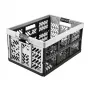 keeeper Profi Folding Box ben, 45 L, Light Silver – Ładowność 50 kg, Składany i układany w stos, Oszczędzająca miejsce skrzynia do przechowywania z miękkimi uchwytami, PP/TPE, 54 x 37 x 28 cm