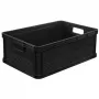 keeeper Robert 45L Skrzynia transportowa grafitowa, ładowność 30kg, 60x40x22cm, stackowalny pojemnik euro z pokrywą