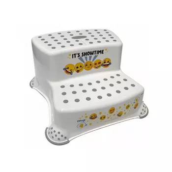 keeeper Ławka dwupoziomowa Igor Emoji Showtime, biała, 40x37x21 cm
