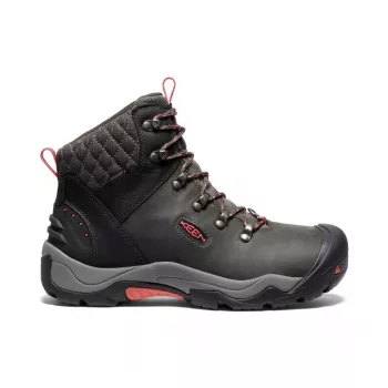 KEEN Damskie Revel III Wodoodporne Buty Zimowe, Czarny/Róż, 6.5