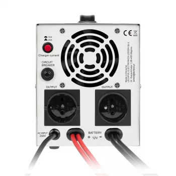 KEMOT PROsinus-1000 Zasilacz awaryjny – Falownik czysta sinusoida z funkcją ładowania 12V, 230V, 1000VA/700W