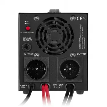 KEMOT PROsinus-1000 Zasilacz awaryjny UPS z czystym sinusem i ładowarką 12V 230V 1000VA/700W Czarny