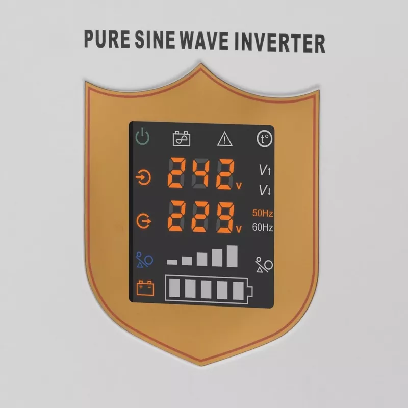 KEMOT PROsinus-2200 Falownik czysta sinusoida z funkcją ładowania 12V, 230V, 2200VA/1600W