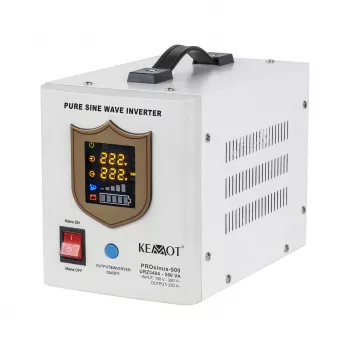 KEMOT PROsinus-500 Pure Sine Wave Inverter with UPS Function 12V 230V 500VA/300W