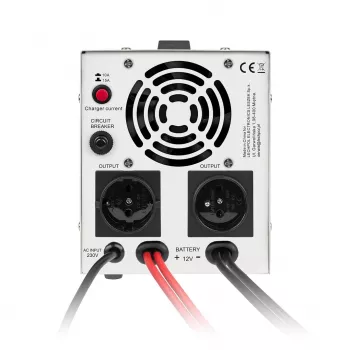 KEMOT PROsinus-800 Zasilacz awaryjny – Falownik czysta sinusoida z funkcją ładowania 12V, 230V, 800VA/500W