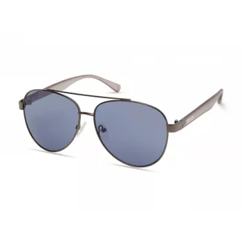 KENNETH COLE KC1394-5908V Okulary przeciwsłoneczne męskie - czarna oprawka, szare szkła, 59 mm