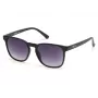 KENNETH COLE KC1414-5402B Męskie okulary przeciwsłoneczne prostokątne - czarna oprawka, szare szkła 55/18/145 mm UV400