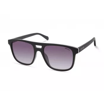 KENNETH COLE KC2975-5402B Okulary przeciwsłoneczne męskie - Niebieskie szkła - Czarna oprawka - 54/18/140 mm