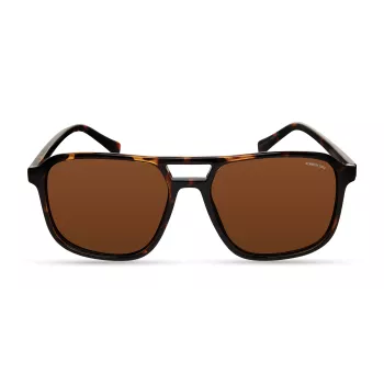Okulary przeciwsłoneczne męskie Kenneth Cole KC3013-5752E - czarna oprawka, szare soczewki, 57 mm