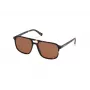 Okulary przeciwsłoneczne męskie Kenneth Cole KC3013-5752E - czarna oprawka, szare soczewki, 57 mm