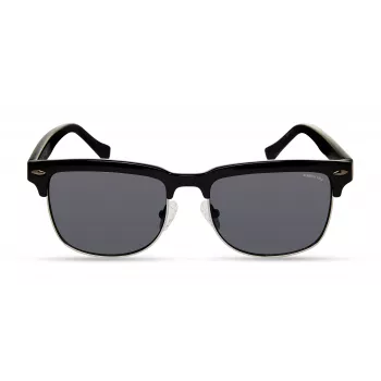 KENNETH COLE MAN KC2972-5301A Okulary przeciwsłoneczne 53/18/145 mm Czarna kwadratowa oprawka Szare szkła