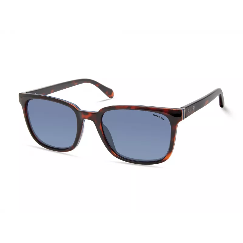 Kenneth Cole Man KC2973-5452V Okulary przeciwsłoneczne prostokątne czarne szare przyciemniane 54mm