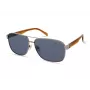 KENNETH COLE MAN KC2987-6310V Okulary przeciwsłoneczne prostokątne - czarna oprawka acetatowa, soczewki poliwęglanowe w kolorze dymnoszarym, ochrona UV400, 63/15/140 mm