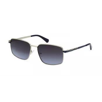 KENNETH COLE MAN Okulary przeciwsłoneczne RN00001-5810W - Czarna oprawka, szare szkła, 58mm