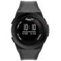 KENNETH COLE Zegarek męski automatyczny z szkieletowym cyferblatem 10022805 47mm Czarna skóra