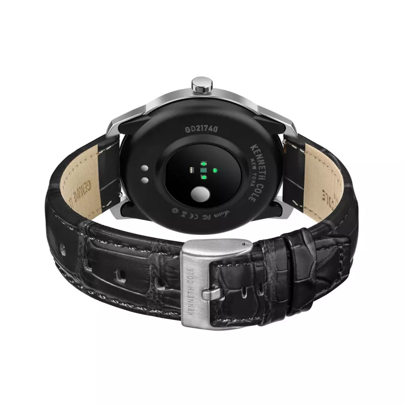 KENNETH COLE Męski Automatyczny Zegarek z Szkieletem KCWGD2174061 - 45mm Koperta ze Stali Nierdzewnej, Brązowy Pasek Skórzany
