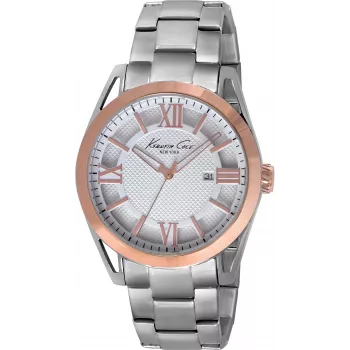 Zegarek męski KENNETH COLE IKC9373 Analogowy Kwarcowy 42mm Czarna Tarcza Skórzany Pasek